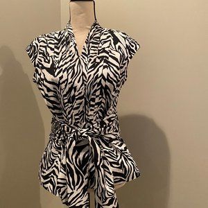 Anne Klein Zebra Print